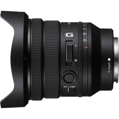 Sony FE PZ 16-35mm f/4 G Lens – compact full-frame power zoom with constant f/4 aperture, advanced optics, and smooth control for video and stills.