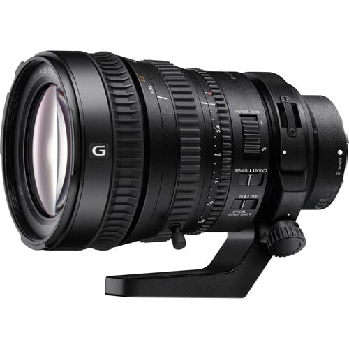 Sony FE PZ 28-135mm f/4 G OSS Lens – professional full-frame power zoom with constant f/4 aperture, G-series optics, Optical SteadyShot, and smooth focus for video and photography.