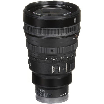 Sony FE PZ 28-135mm f/4 G OSS Lens – professional full-frame power zoom with constant f/4 aperture, G-series optics, Optical SteadyShot, and smooth focus for video and photography.