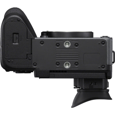 Sony FX2 full-frame cinema camera with XLR Handle, 10.2MP sensor, 4K 120fps, 16-bit RAW, dual XLR inputs for professional filmmaking.