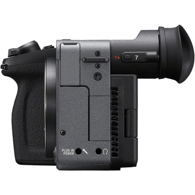 Sony FX2 full-frame cinema camera with XLR Handle, 10.2MP sensor, 4K 120fps, 16-bit RAW, dual XLR inputs for professional filmmaking.