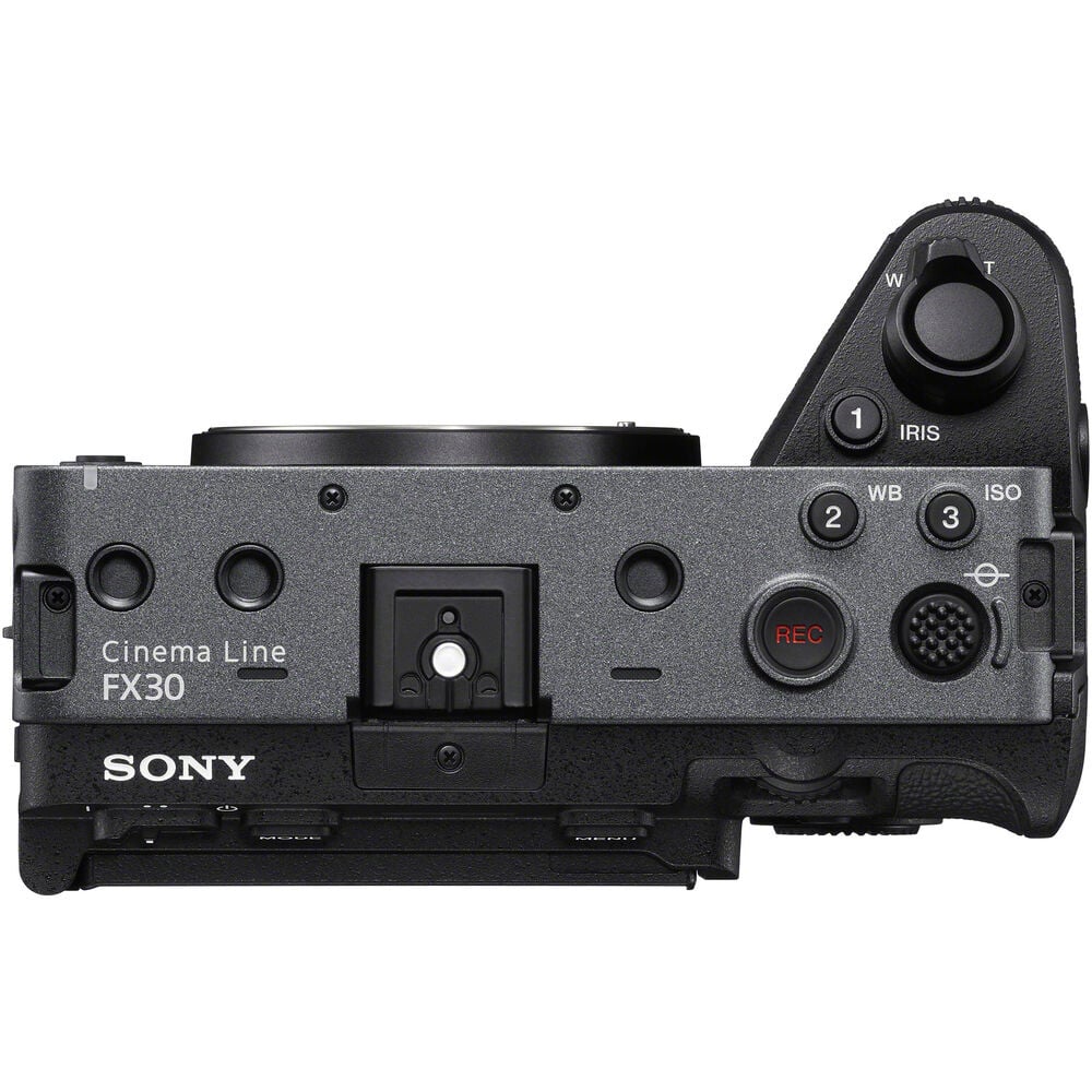 Sony FX30 Cinema Camera – lightweight Super 35 4K cinema camera with advanced autofocus, S-Cinetone profile, and professional video features for creators.