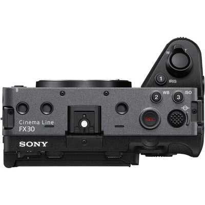 Sony FX30 Cinema Camera – lightweight Super 35 4K cinema camera with advanced autofocus, S-Cinetone profile, and professional video features for creators.