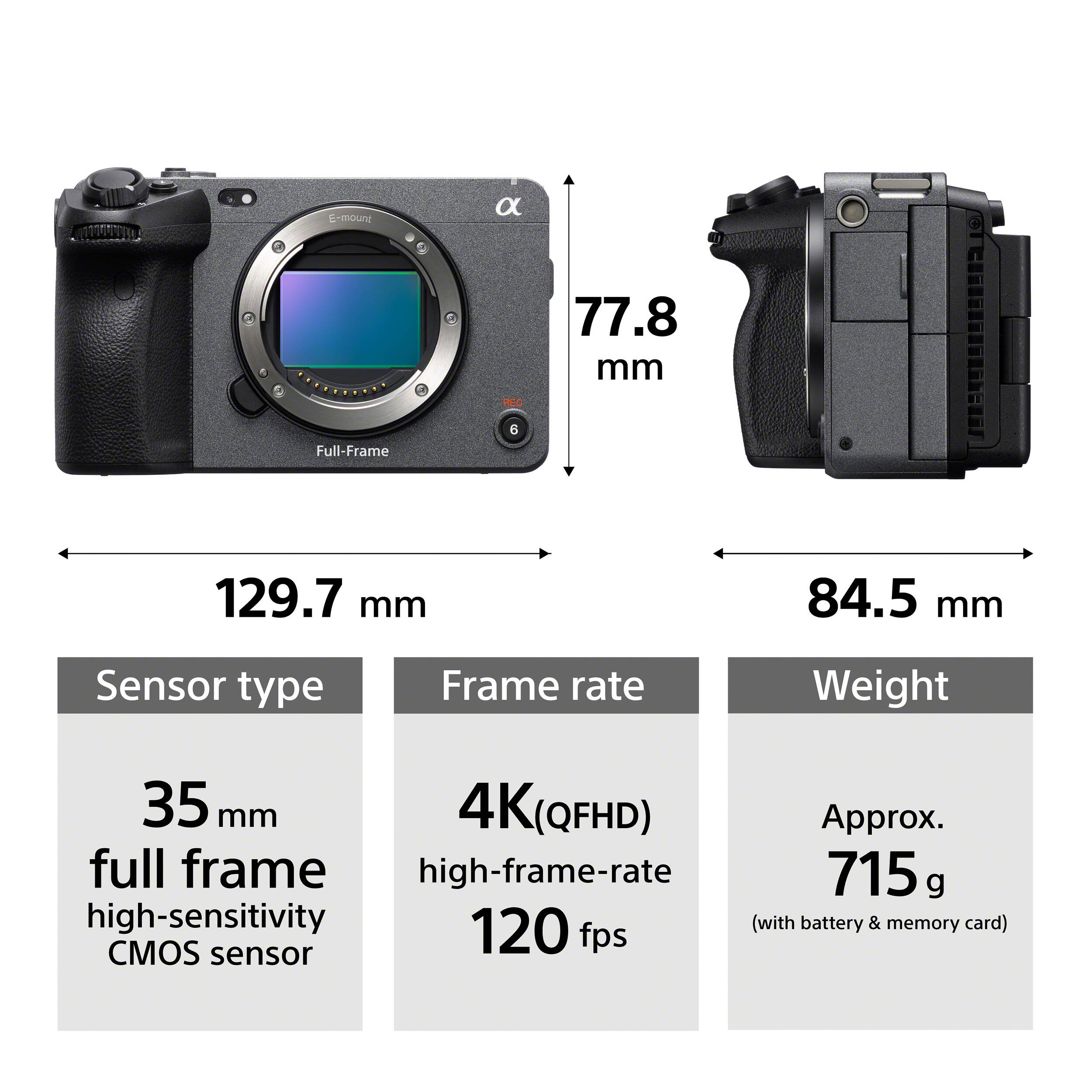 Sony FX3A Cinema Line Full-Frame Mirrorless Camera – Outdoorphoto