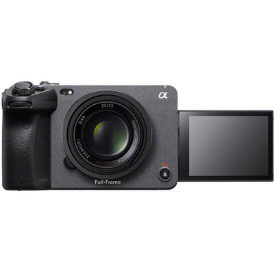 Sony FX3A full-frame cinema camera, 12.1MP sensor, 4K 120fps, 16-bit RAW output, modular design for professional filmmaking.