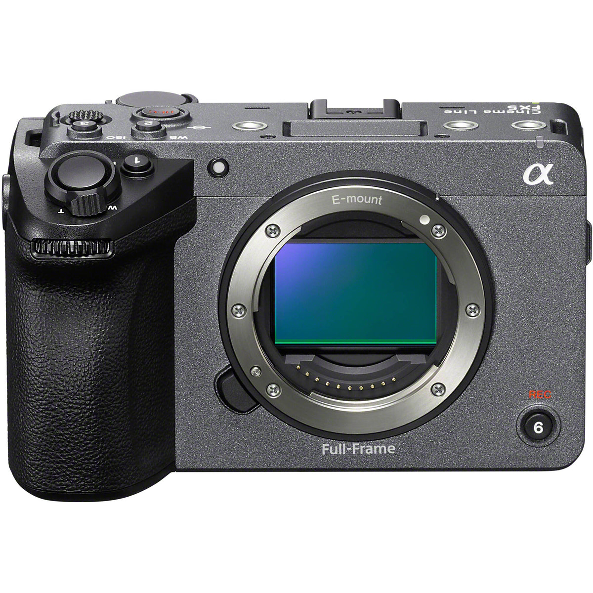 Sony FX 5 cinema camera with 5K Open Gate recording display
