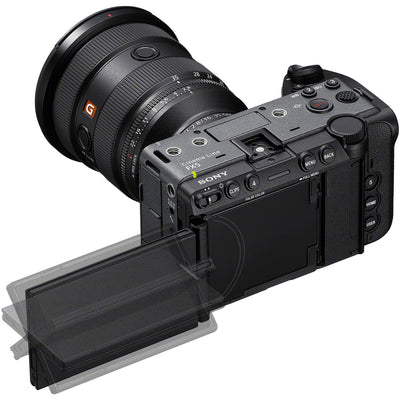 Sony FX 5 cinema camera with 5K Open Gate recording display
