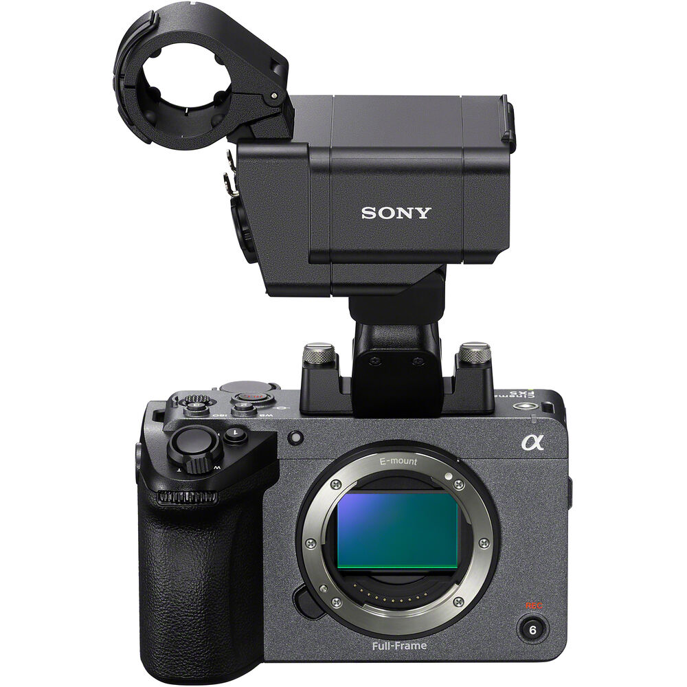 Sony FX5 Cinema Camera with XLR handle attached