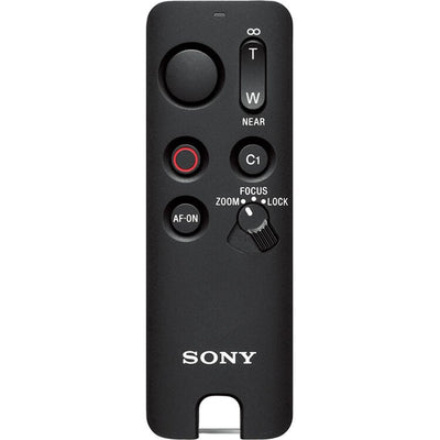 Sony GP-VPT3 multi-function shooting grip with detachable Bluetooth remote commander, converts to mini tripod, supports cameras up to 1.5 kg, 10m wireless remote control range, ergonomic design, tilt and swivel head for selfie or outward shots, dust and moisture resistant.