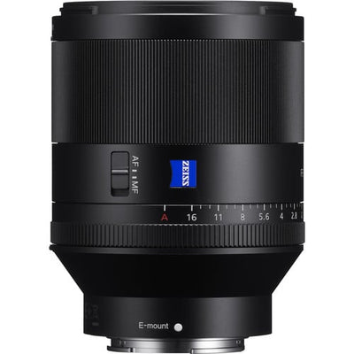 Sony Planar T FE 50mm f/1.4 ZA Lens – premium Zeiss full-frame prime with fast f/1.4 aperture, exceptional sharpness, and beautiful bokeh for portraits and low-light photography
