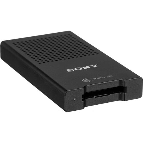 Sony MRW-G1 CFexpress Type B and XQD card reader with USB 3.1 Gen 2 Type-C interface.