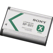 Sony NP-BX1/M8 rechargeable lithium-ion camera battery for select compact and action Sony cameras.