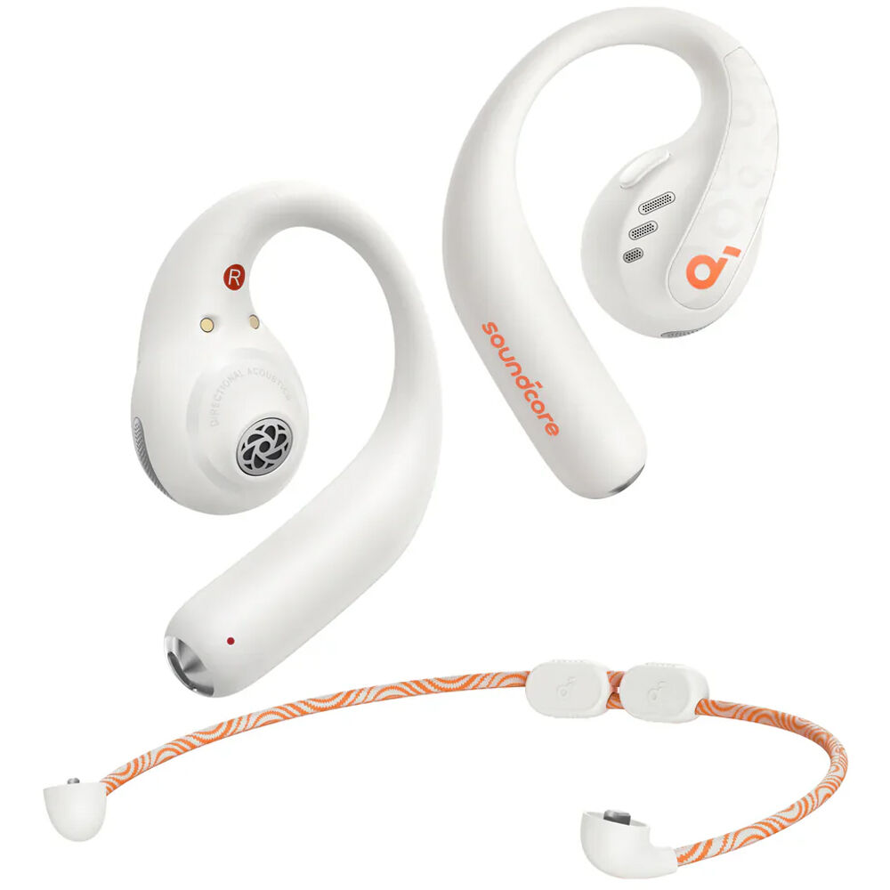 Anker Soundcore AeroFit Pro ソフトホワイト Soundcore AeroFit Pro | Secure Sports Earbuds for Workouts