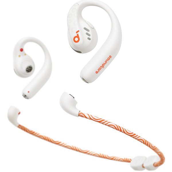 Soundcore AeroFit Pro open-ear headphones with directional acoustics and 46-hour battery