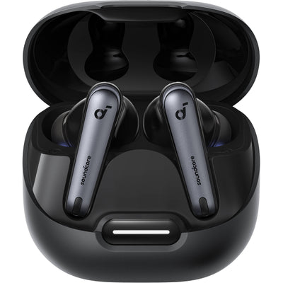 Soundcore Liberty 4 NC wireless earbuds with charging case
