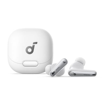 Soundcore Liberty 4 NC wireless earbuds with charging case
