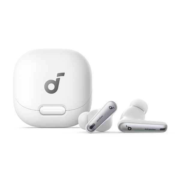 Soundcore Liberty 4 NC wireless earbuds with charging case
