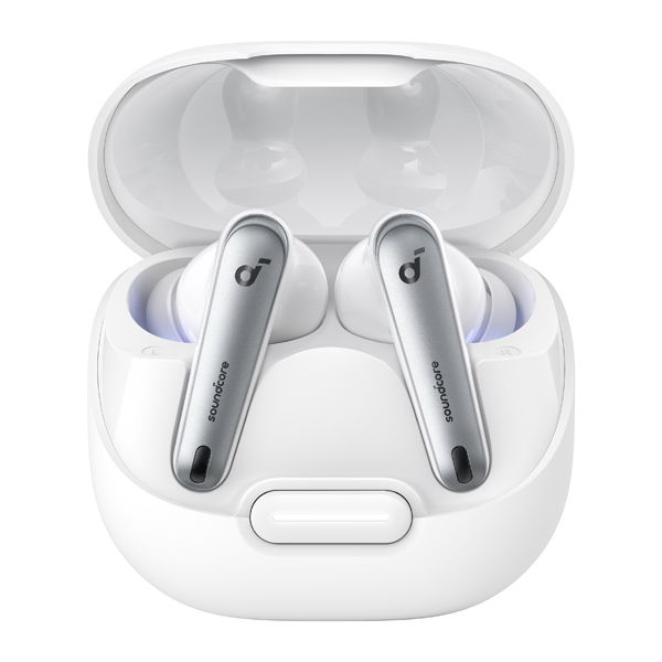 Soundcore Liberty 4 NC wireless earbuds with charging case
