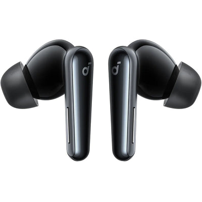 Soundcore Liberty 5 Noise-Cancelling Earbuds in black with charging case
