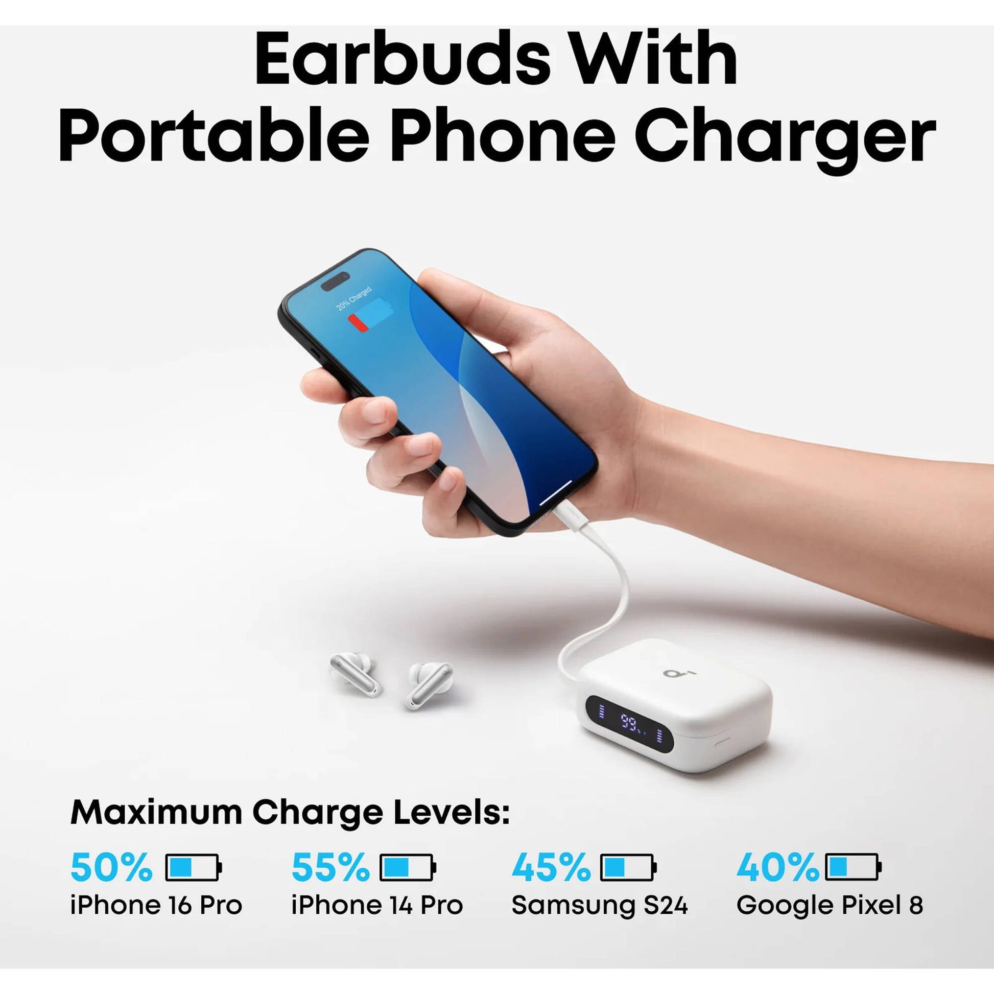 Soundcore P41i True Wireless Earbuds with charging case
