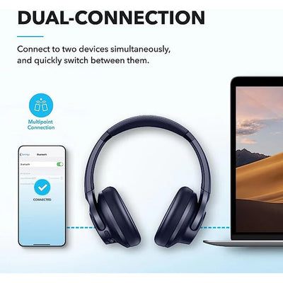 Soundcore Q20i ANC over-ear Bluetooth headphones with memory foam
