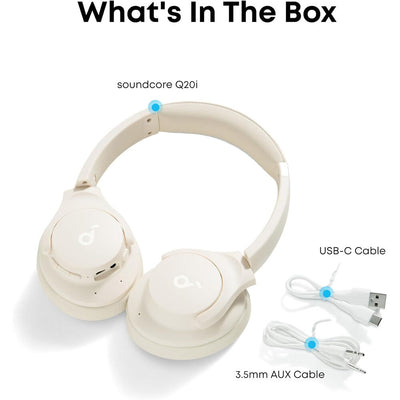 Soundcore Q20i ANC over-ear Bluetooth headphones with memory foam

