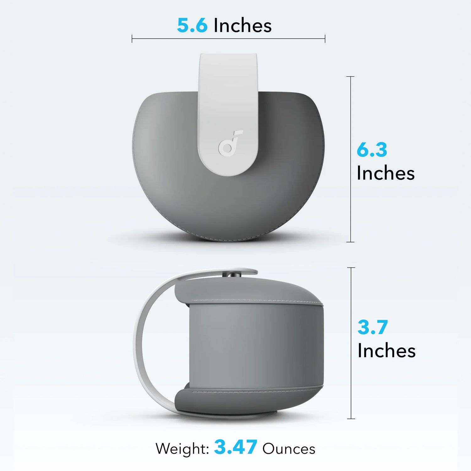 Soundcore Space One Pro headphones safely stored in premium travel case
