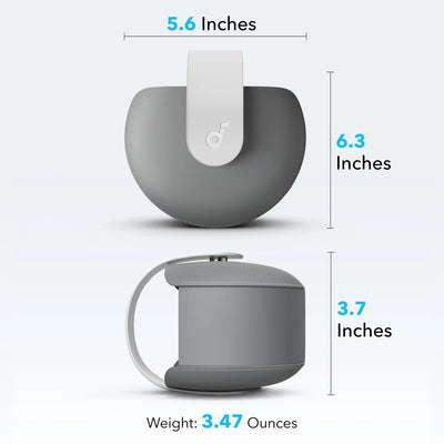Soundcore Space One Pro headphones safely stored in premium travel case
