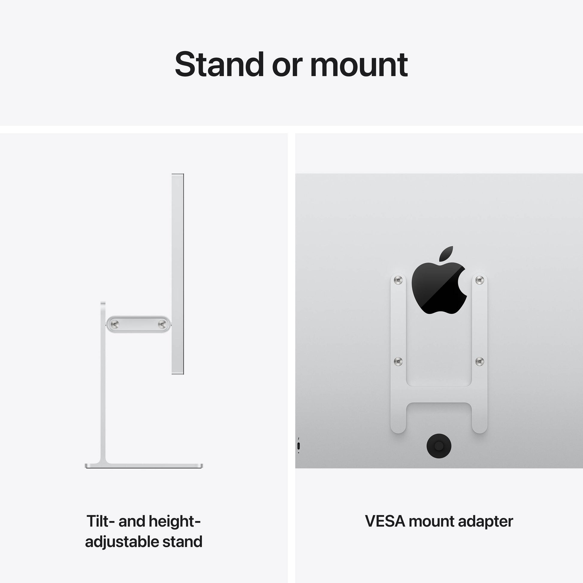 Apple 27" Studio Display XDR showing 5K Retina screen