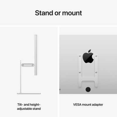Apple 27" Studio Display XDR showing 5K Retina screen