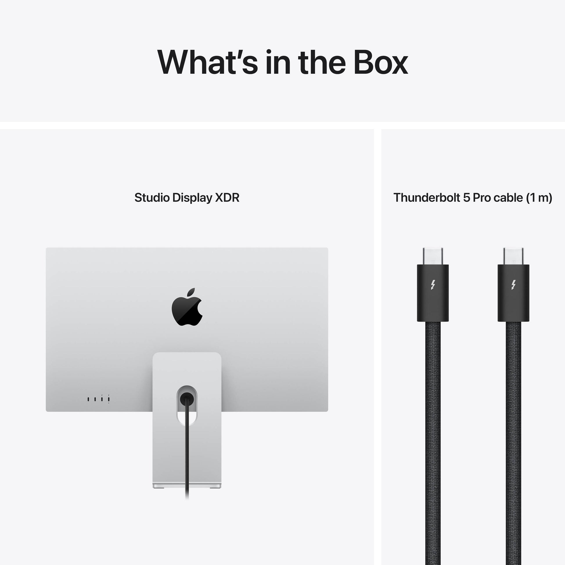 Apple 27" Studio Display XDR showing 5K Retina screen