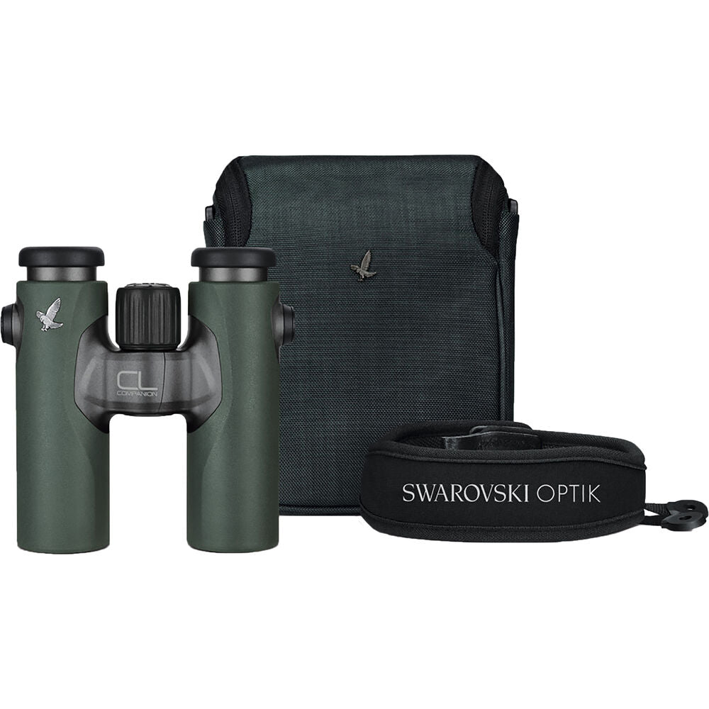 You'll never miss out with the Green Swarovski CL 10X30 Companion Binoculars. These binoculars with impressive optics are available online from Outdoorphoto.