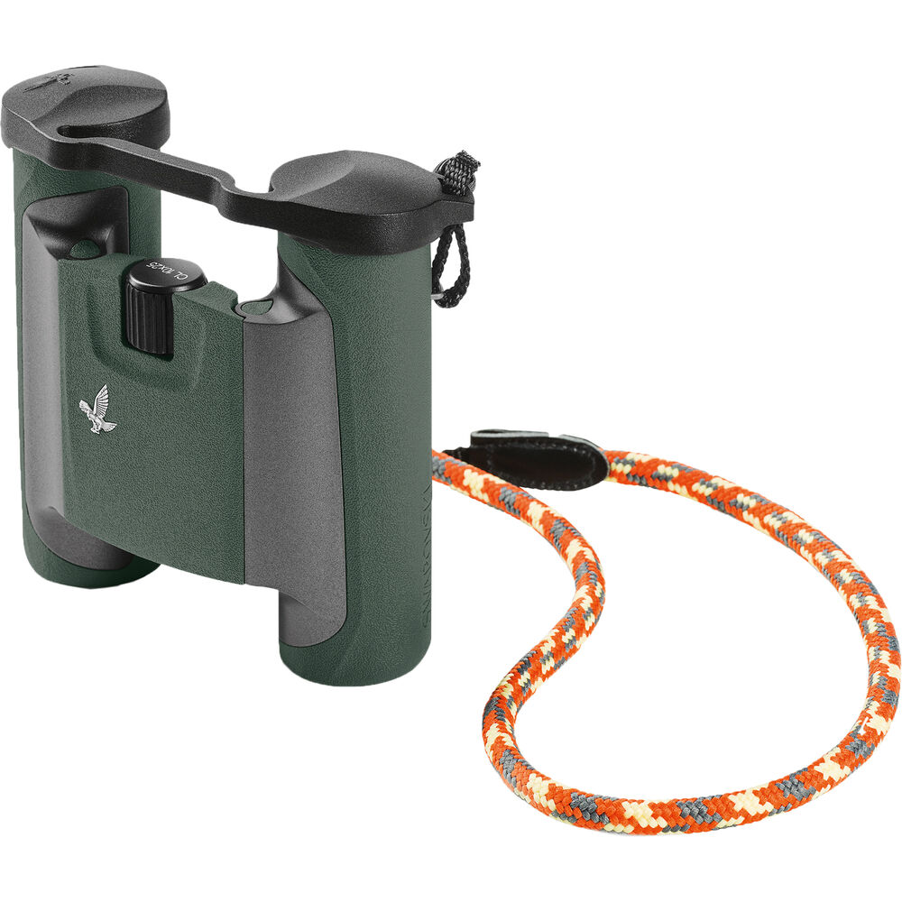 The green Swarovski CL 8x25 Pocket Binoculars with Mountain Accessory Pack offers unique optical quality of the highest order in the compact range.