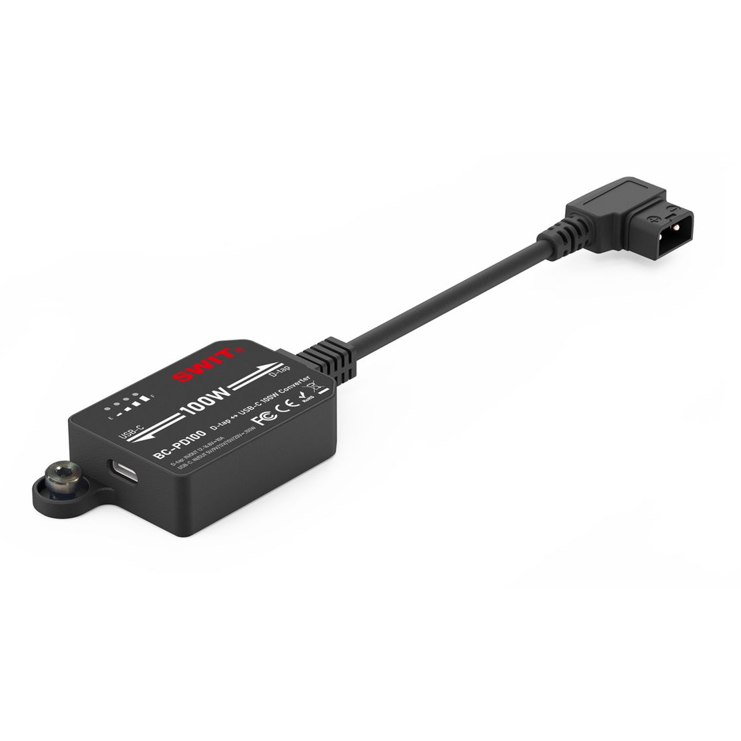 SWIT BC-PD100 D-tap to USB-C 100W bi-directional power converter
