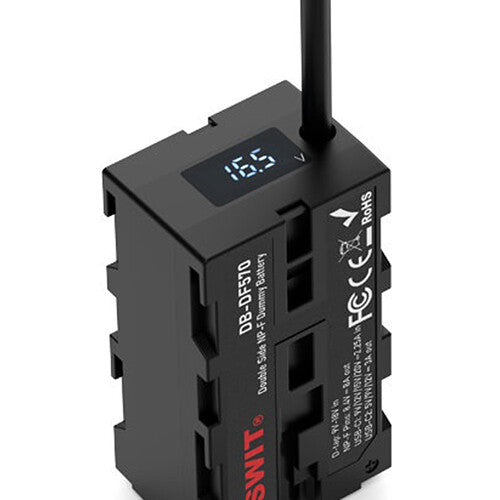 SWIT DB-DF570 dual side NP-F dummy battery with USB-C
