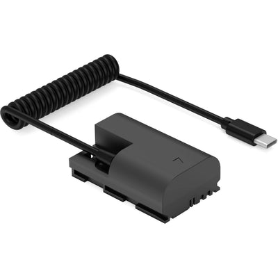 USB-C dummy battery compatible with Canon LP-E6, LP-E6N, LP-E6NH, LP-E6P
