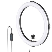 Improve lighting and exposure for makeup artists, YouTubers and content creators. Allowing up to three cold shoes for accessories. Remote control included.