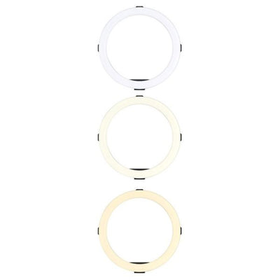 Improve lighting and exposure for makeup artists, YouTubers and content creators. Allowing up to three cold shoes for accessories. Remote control included.