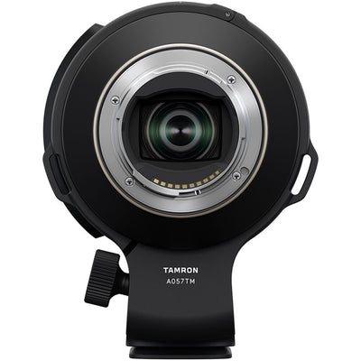 Tamron lens on a white background
