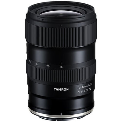 Tamron 16-30mm f/2.8 Di III VXD G2 Lens (Nikon Z) – ultra-wide zoom with constant f/2.8 aperture, advanced VXD autofocus, and refined G2 optics, built for landscapes, architecture, and creative perspectives.