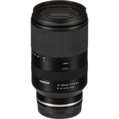 All in one Tamron 18-300mm superzoom lens with VXD autofocus and Vibration Compensation
