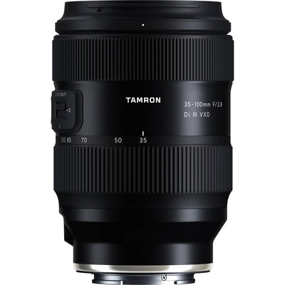 High-resolution Tamron 35-100mm f/2.8 mirrorless lens