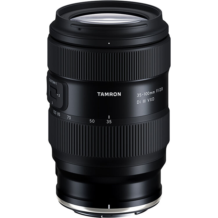 High-resolution Tamron 35-100mm f/2.8 mirrorless lens