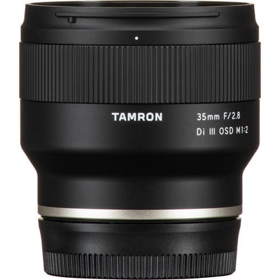 Tamron 35mm f/2.8 Di III OSD M1:2 Lens for Sony E – compact wide prime with close-up 1:2 macro capability, sharp optics, and lightweight design for everyday creativity