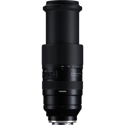 Tamron 50-400mm f/4.5-6.3 Di III VC VXD Lens for Sony E – ultra-telephoto reach in a compact design, with fast VXD autofocus, built-in VC stabilization, and versatile performance for wildlife, sports, and travel.
