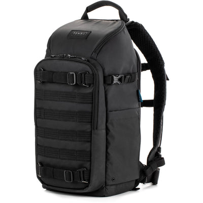 Tenba Axis V2 16L black camera backpack angled view