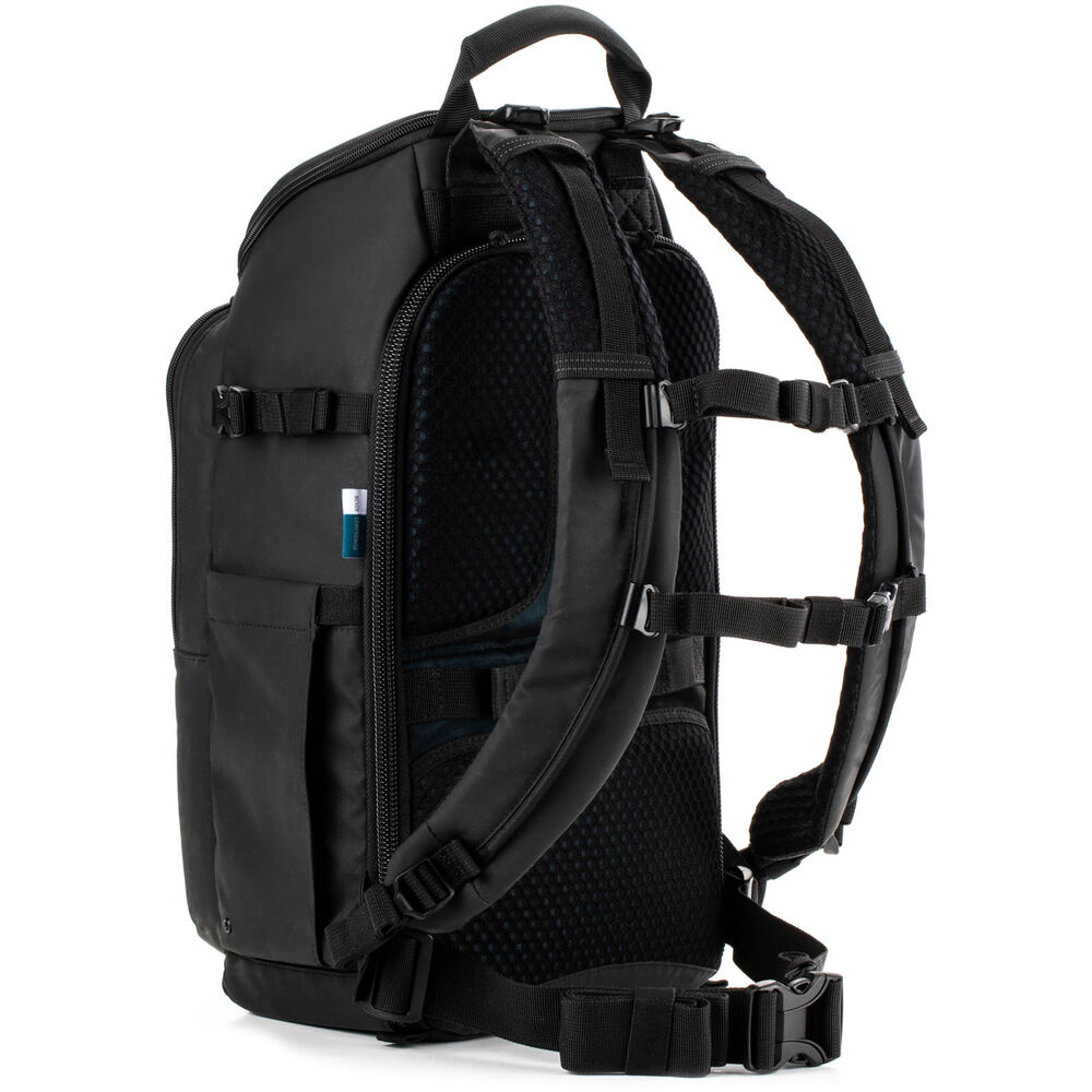 Tenba Axis V2 16L black camera backpack back view