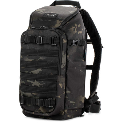 Tenba Axis V2 16L MultiCam Black backpack angled view
