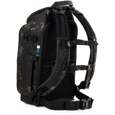 Tenba Axis V2 16L MultiCam Black backpack back view