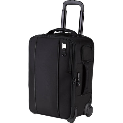 Tenba Roadie Roller 21 rolling camera bag with capacity for 2 cameras and 8 to 10 lenses